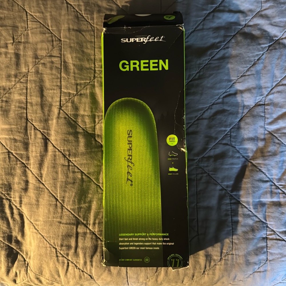 Superset green insoles